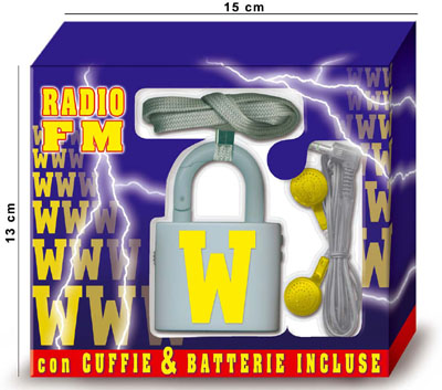 Radio lucchetto wrestling_grafica scatola finestrata
